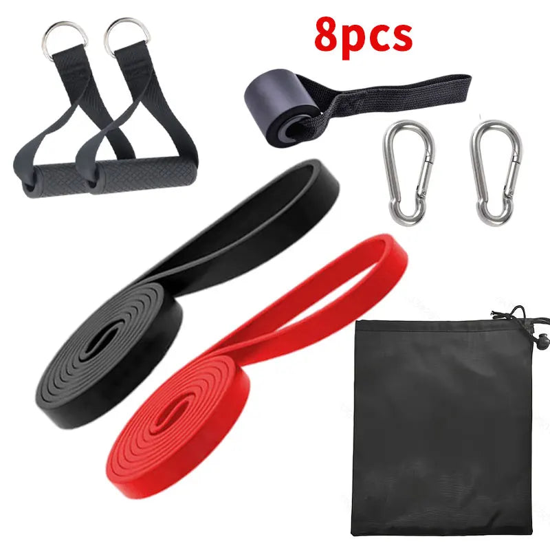 Resistance bands, strength training ropes, elastic bands, thick loops, home pull-up pull-ups, latex resistance bands, sets