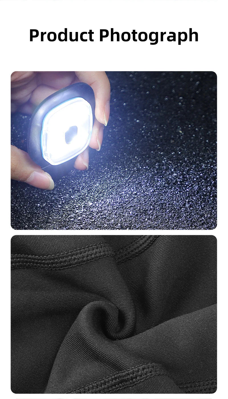 WEST BIKING Running Caps Winter Warm Knit Hat Flashlight LED Headlamp Outdoor Sport Caps Fishing Hiking Windproof Cycling Caps